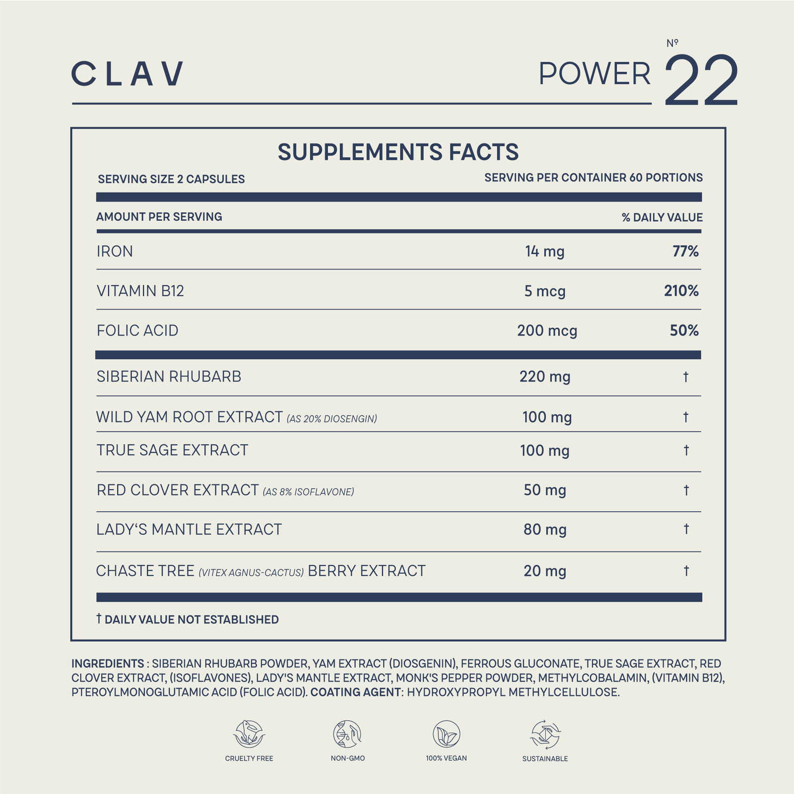PWR – Hormone Balance for Women – PMS & Menstrual Pain Relief – Vitex & Yams