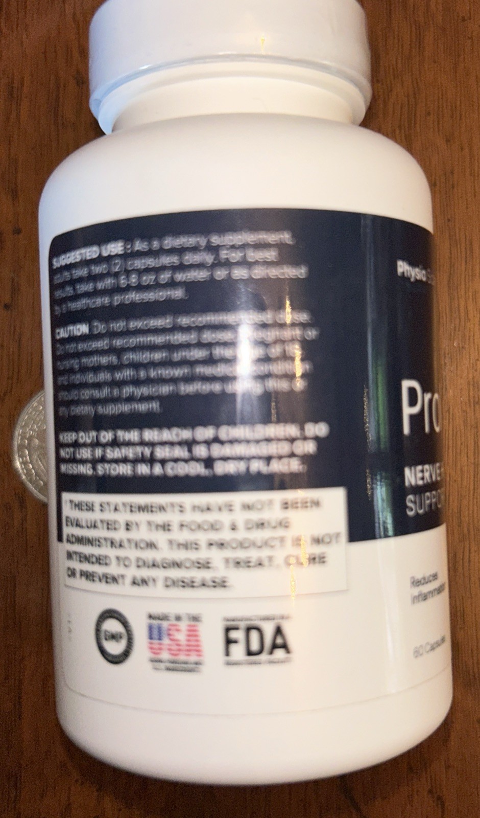 ProNerve 6 Health Supplement 60 Capsules Genuine Pro Nerve 6 -2 Bottles 120 cap