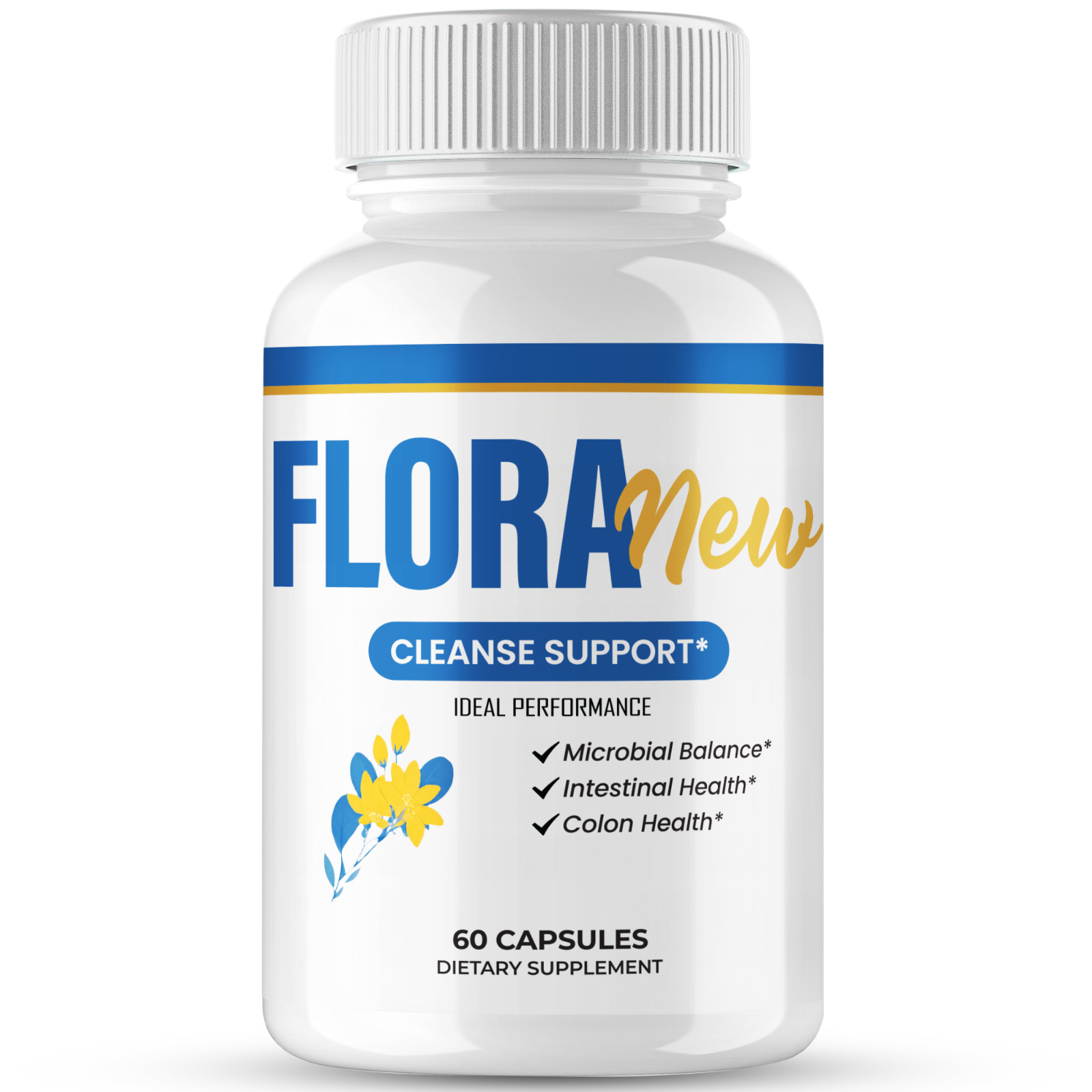 FloraNew Capsules, Official Flora New Supplement – Maximum Strength (1 Pack)