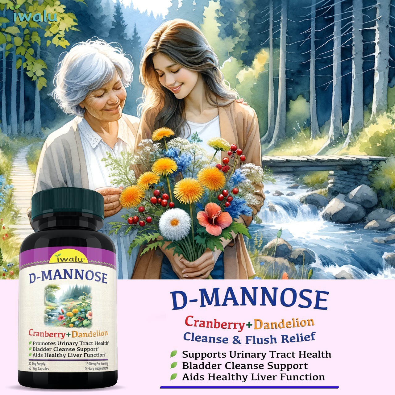 D Mannose | Best UT Health Fix, IWALU (Official) *FAST FREE SHIPPING* Same Day