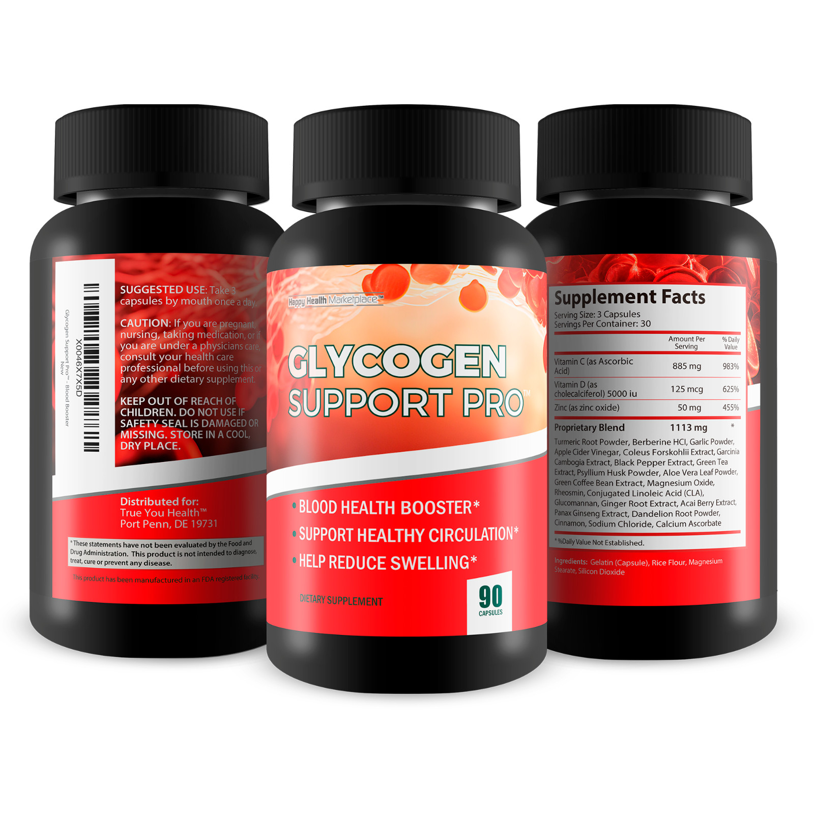 Glycogen Support Pro – Our Best Pancreas Support Antioxidant Blood Supplement