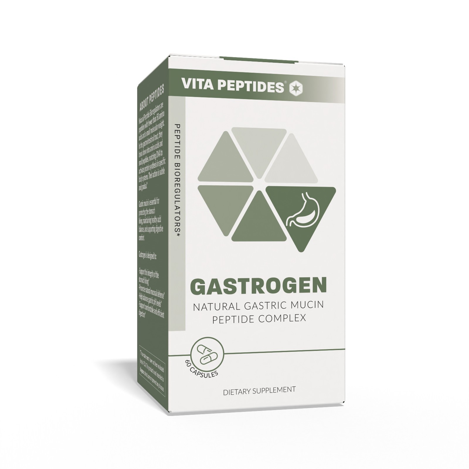 Gastrogen – Gastric Mucin Peptide Bioregulator 30 & 60 Capsules – Free Shipping