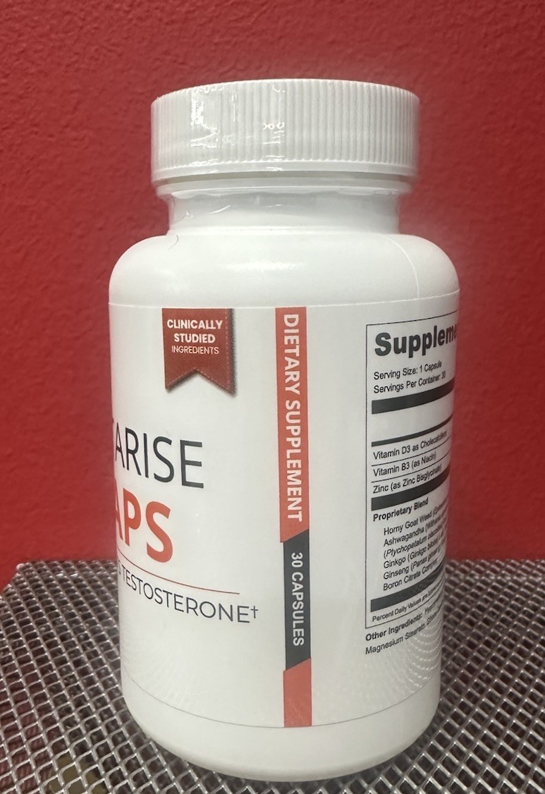 Vitarise Caps Testtosterone Booster 30 Capsules Dietary Supplement Sealed