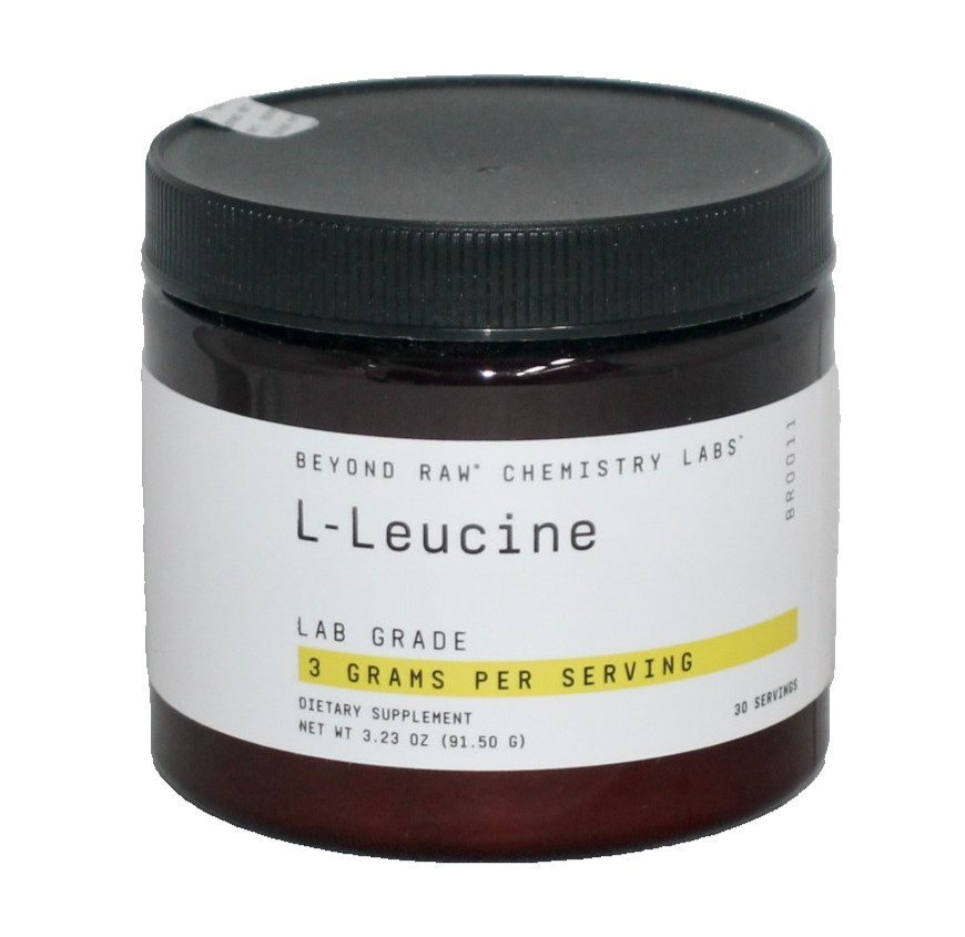 BEYOND RAW CHEMISTRY LABS L-Leucine Powder 30 Servings Dietary Supplement