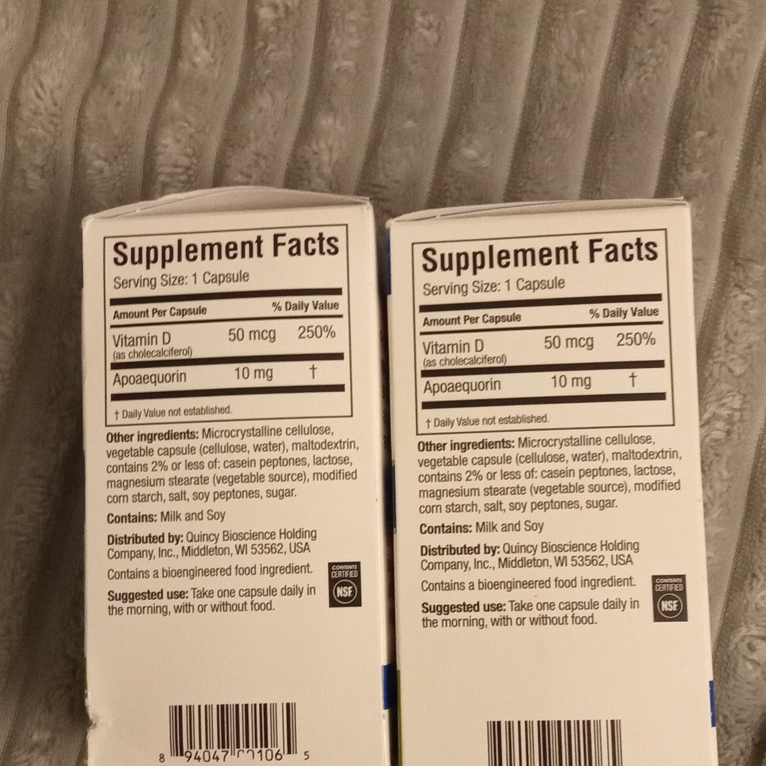 Prevagen Regular Strength 120 Capsules 10mg Lot Of 2