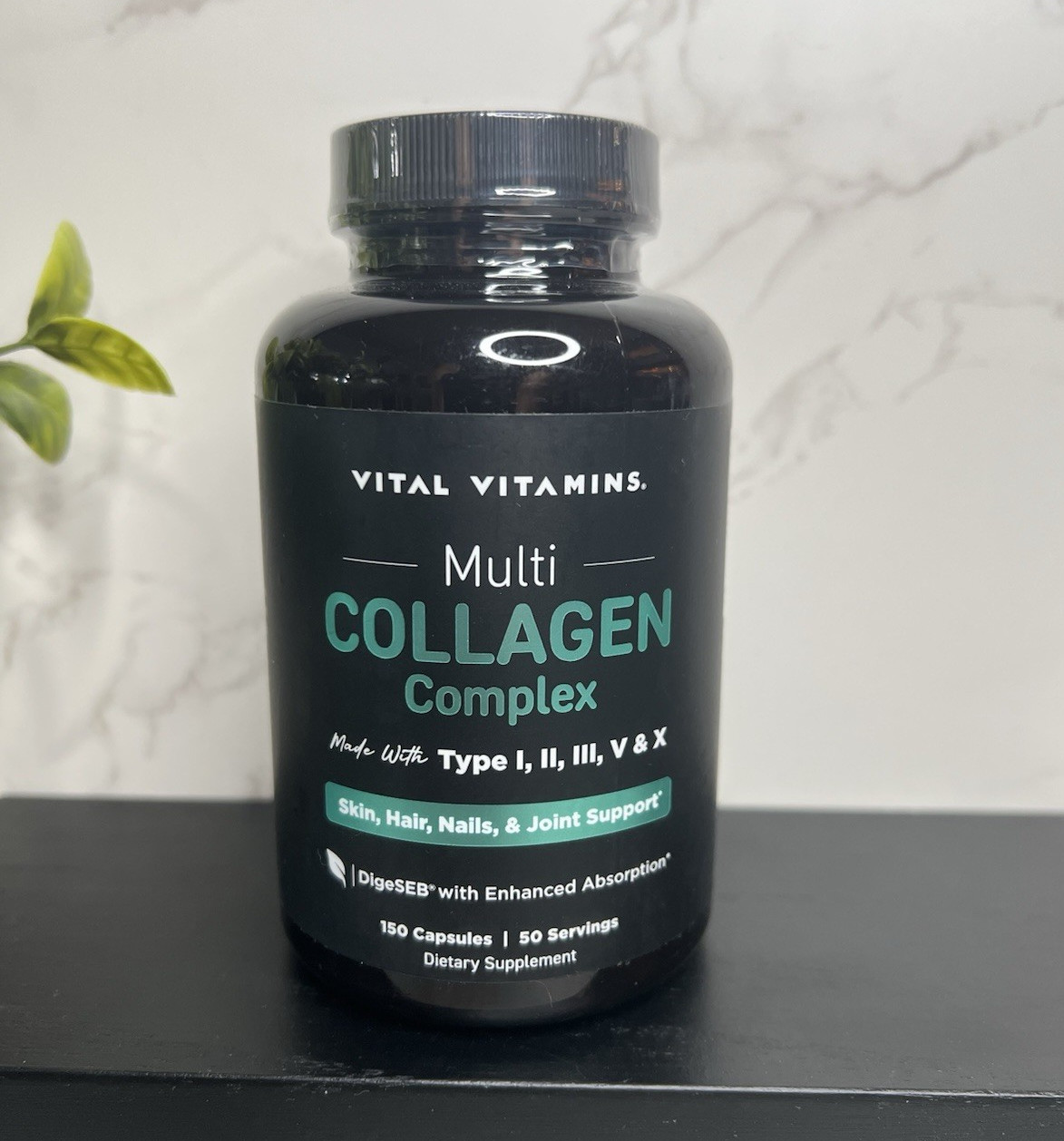 Vital Vitamins Multi Collagen Complex 150 Caps Exp 03/2029