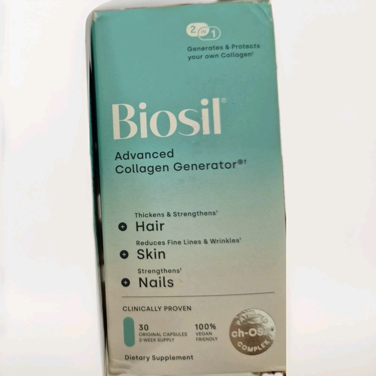 Natural Factors BioSil cH-OSA Advanced Collagen Generator 5mg,30 Ct