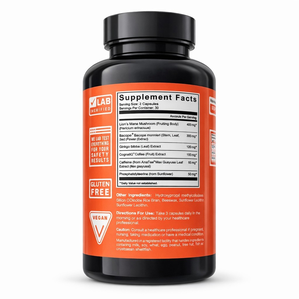 Mess Less FLOW Dietary Supplement Energy, Creativity, Focus. Exp: April 2027