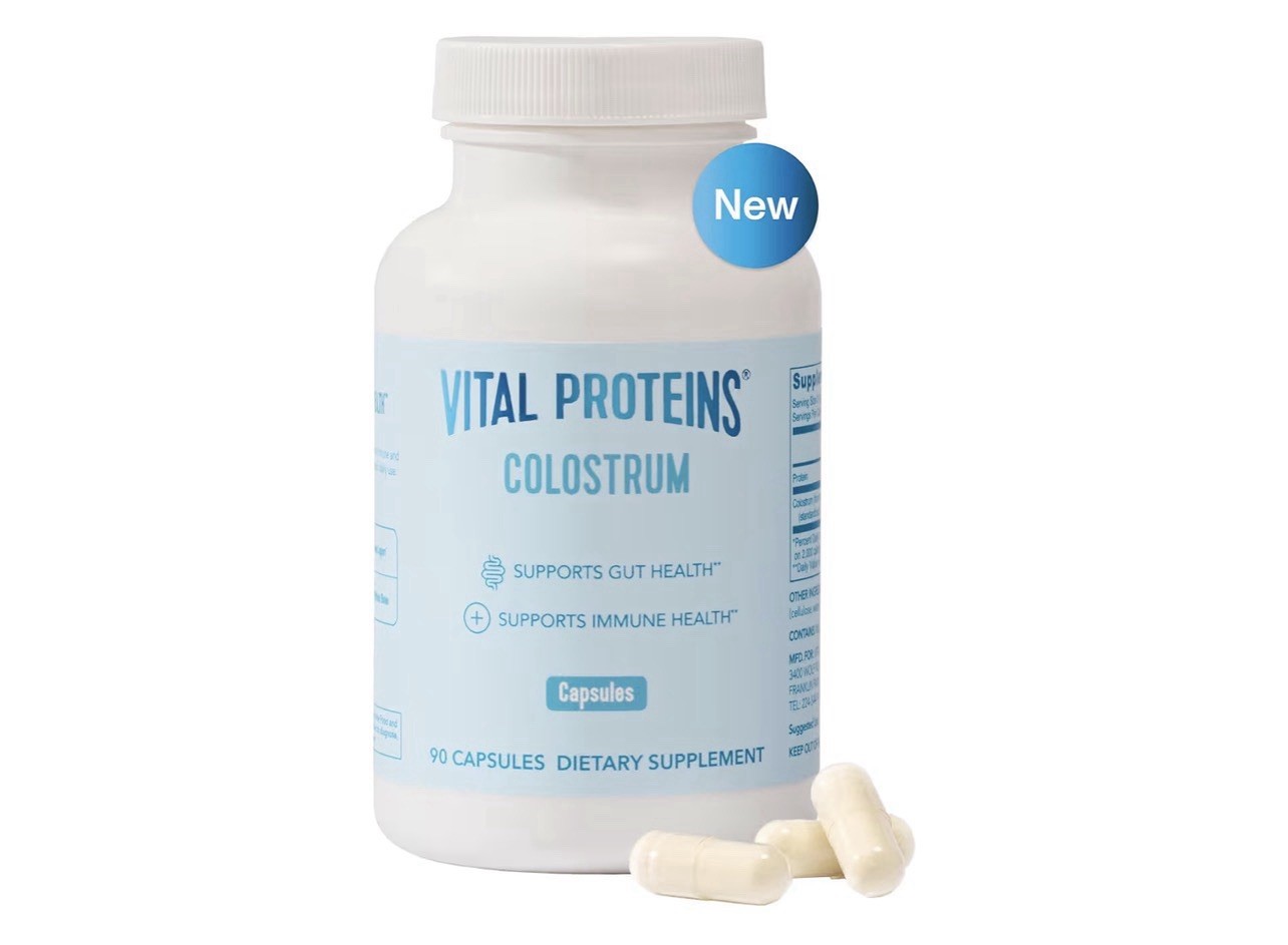 Vital Proteins Colostrum Gut Immune Health Dietary Supplement 1350mg 90 Capsules