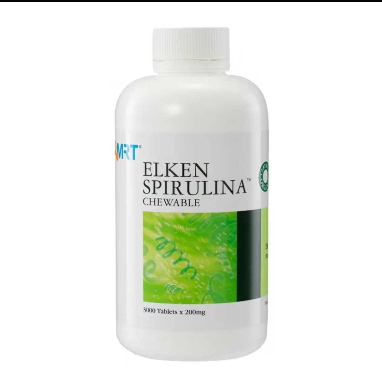 💯 ELKEN :Chewable ORGANIC SPIRULINA – (3000T/pack) NATURAL energy booster