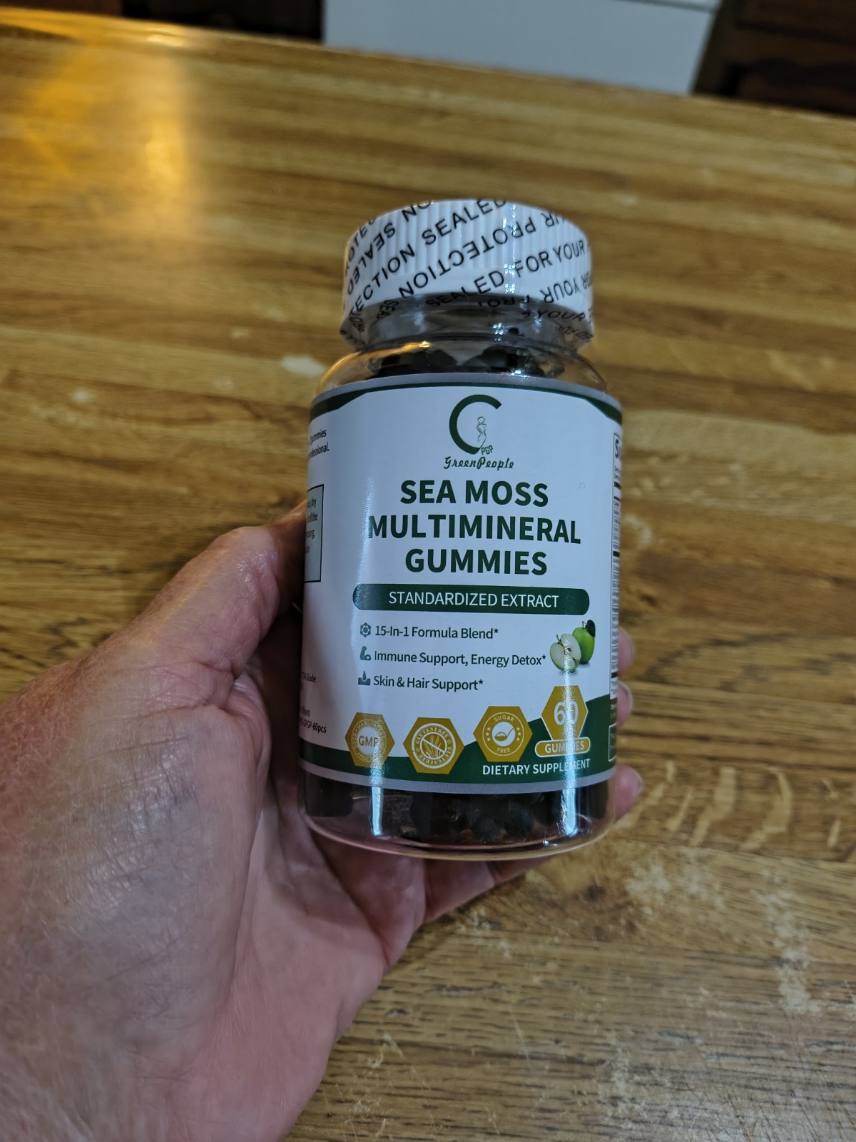 GreenPeople Sea Moss Multimineral Gummies Standardized Extract, 60 Count