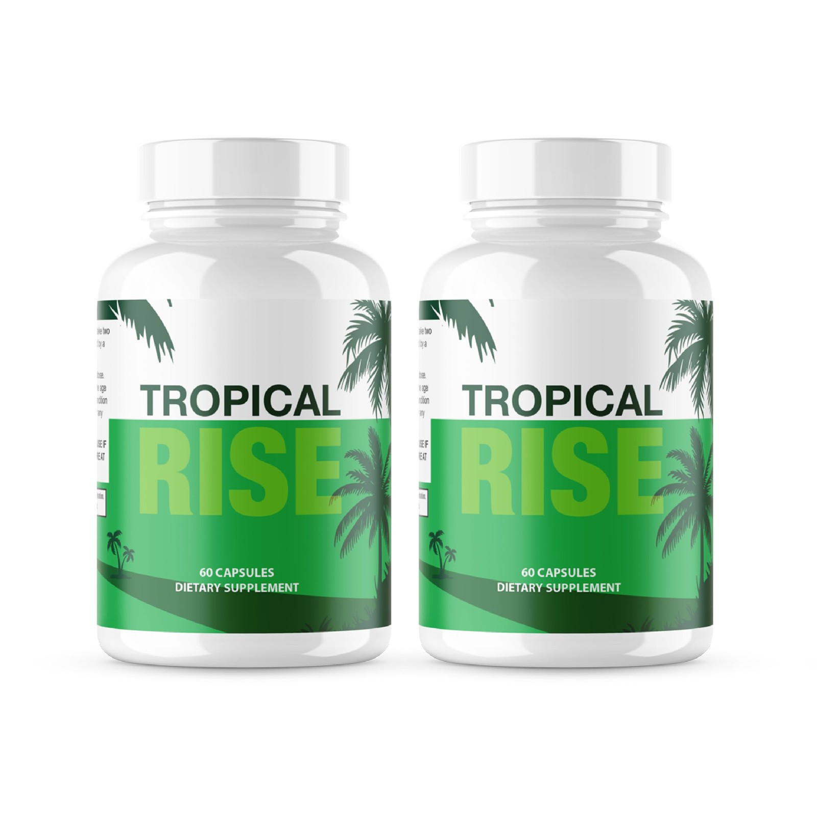 (2 Pack) Tropical Rise Capsules, Official Tropical Rise Support Supplement 120ct