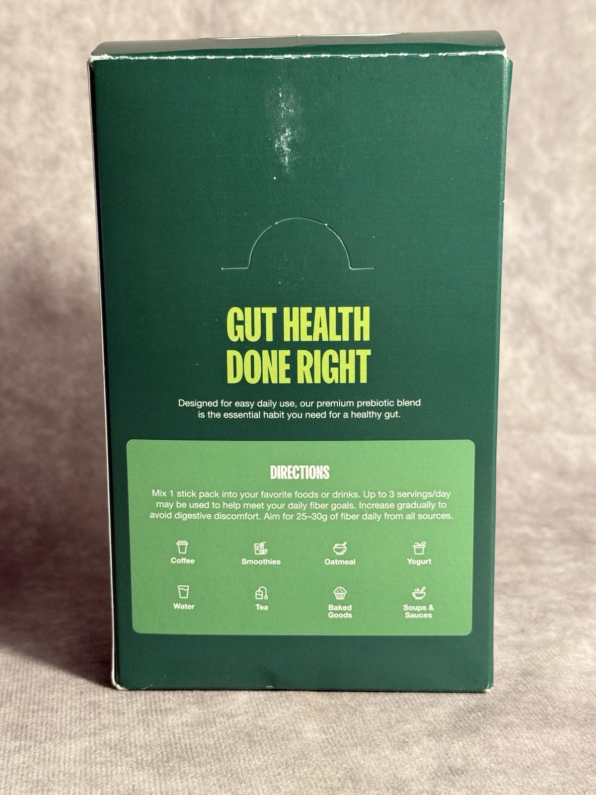 supergut Foundational Daily Fiber Prebiotic Blend Unflavored Powder 15ct 4.1 oz