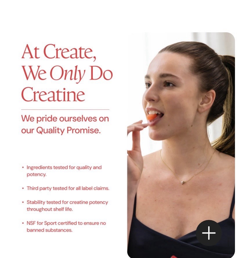 Create Creatine Monohydrate Gummies Sour Cherry Non-GMO 90 Ct 4.5g 1 lb