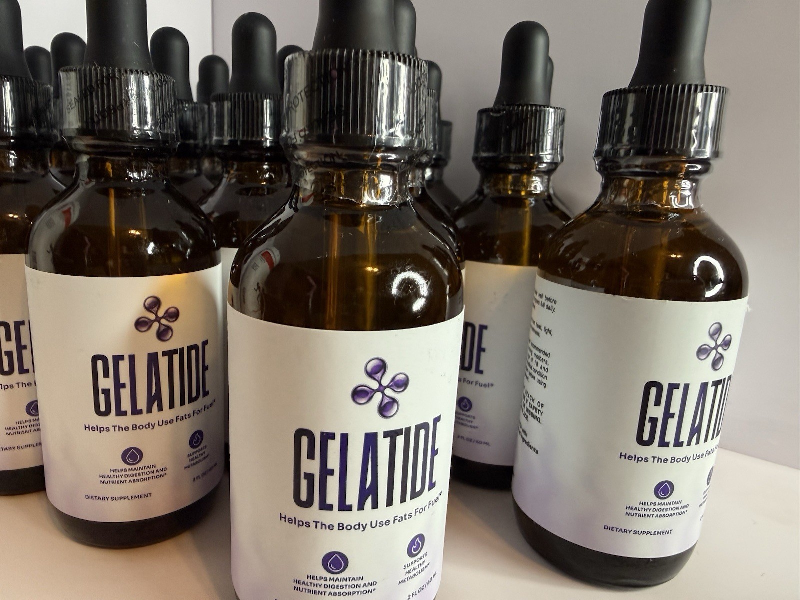 Gelatide Dietary Supplement Liquid Lemon 2 fl oz Exp 02/2026 Made in USA