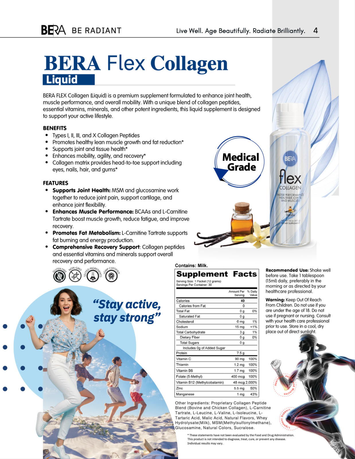 Medical Grade Collagen. If your Knee Hurt because of the Joint. Guarantee Fix