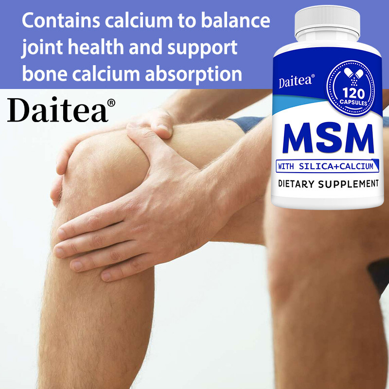 Msm With Silica + Calcium – Supports Hair Growth, Joint Health And Immunity