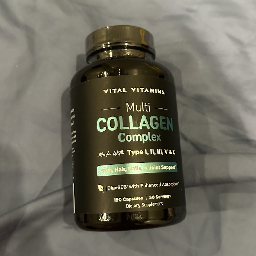 Vital Vitamins Multi Collagen Complex Capsules 150 ct Skin Hair Nails & Joints