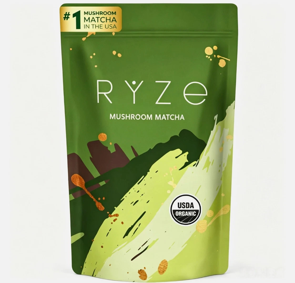 Ryze Organic Mushroom Matcha – 30 Servings Sealed Exp 6/17/27