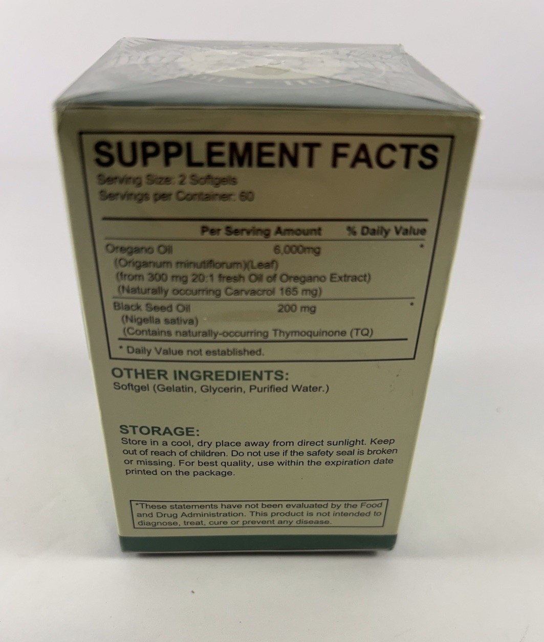 AtroaLabs Wild Oregano Oil Softgels, 120 Count, 6000 mg/2 Softgels Serving