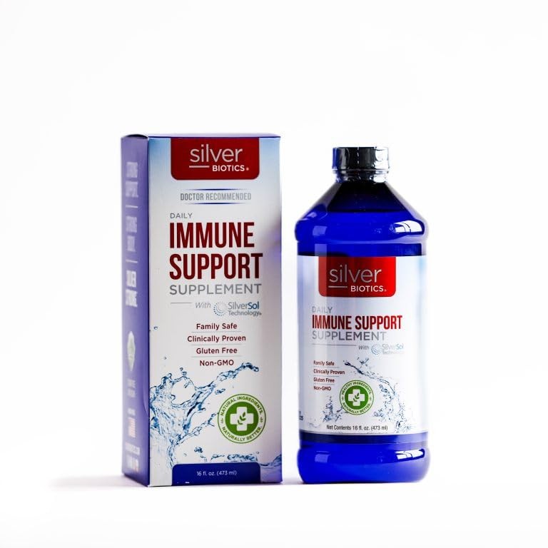 Silver Biotics Multivalent SilverSol Technology Ag₄O₄ 10 PPM Immune Support |…