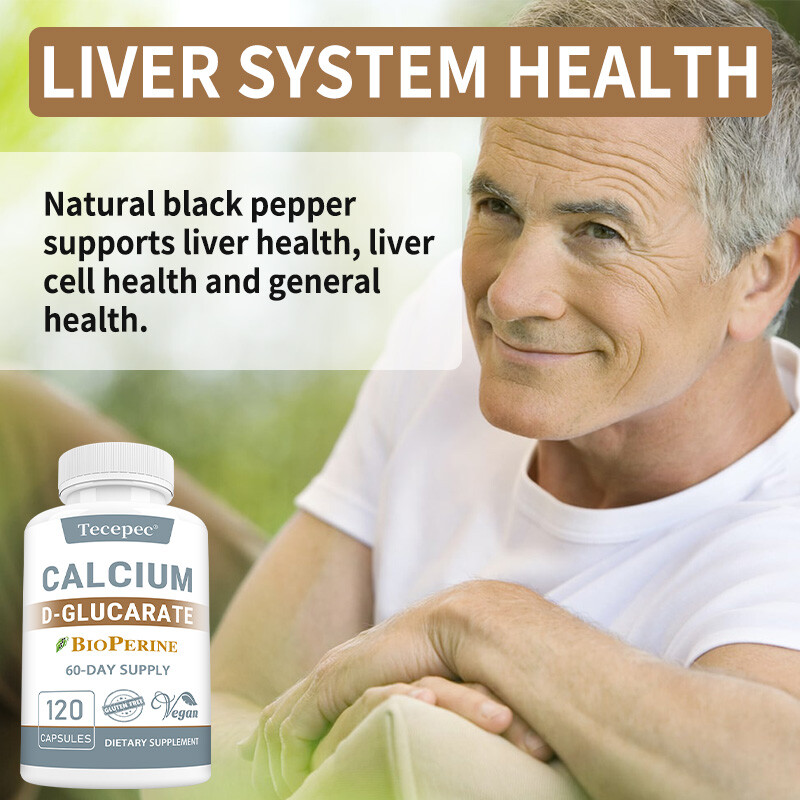 Calcium D-Glucarate Supplement Balance Body Cells Health,Support Liver Health