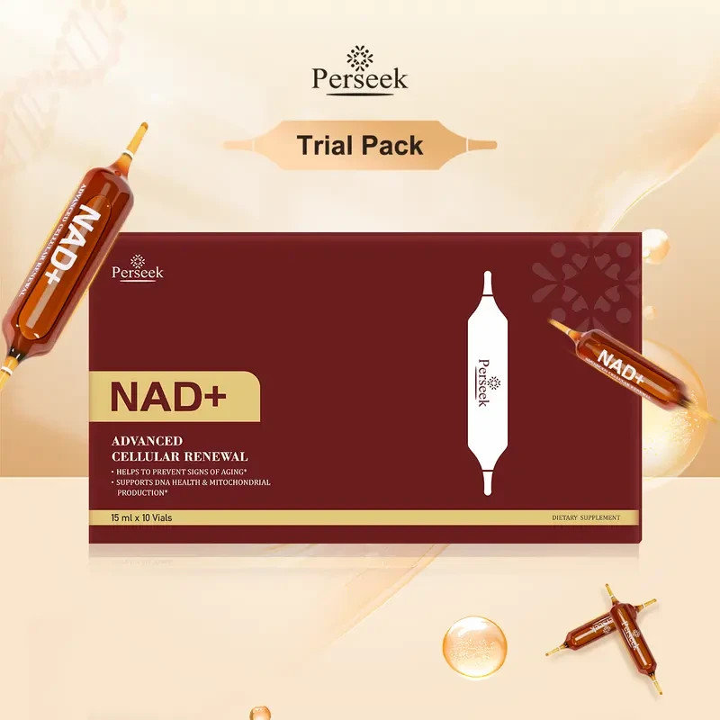 Perseek NAD+ Advanced Cellular Renewal – 3 Boxes (30 Vials Total) – NIB