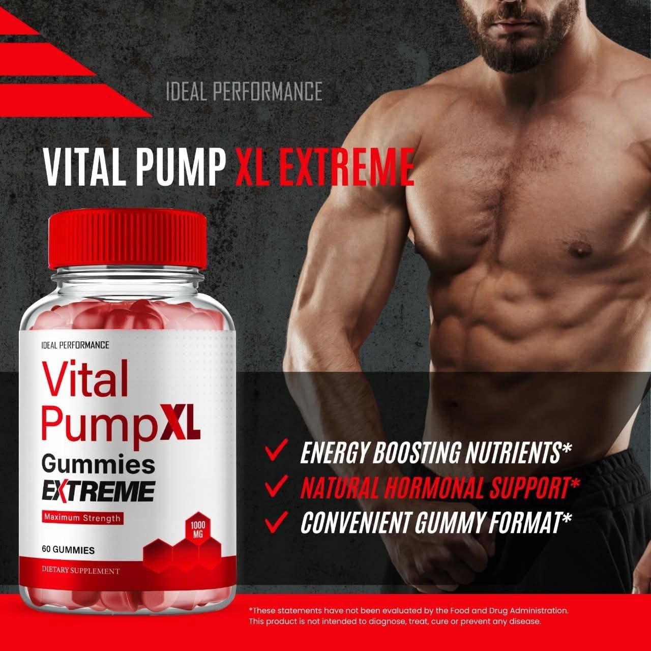 VitalPumpXL Vital Pump XL Max Supplement – 300 Gummies (5 Pack)