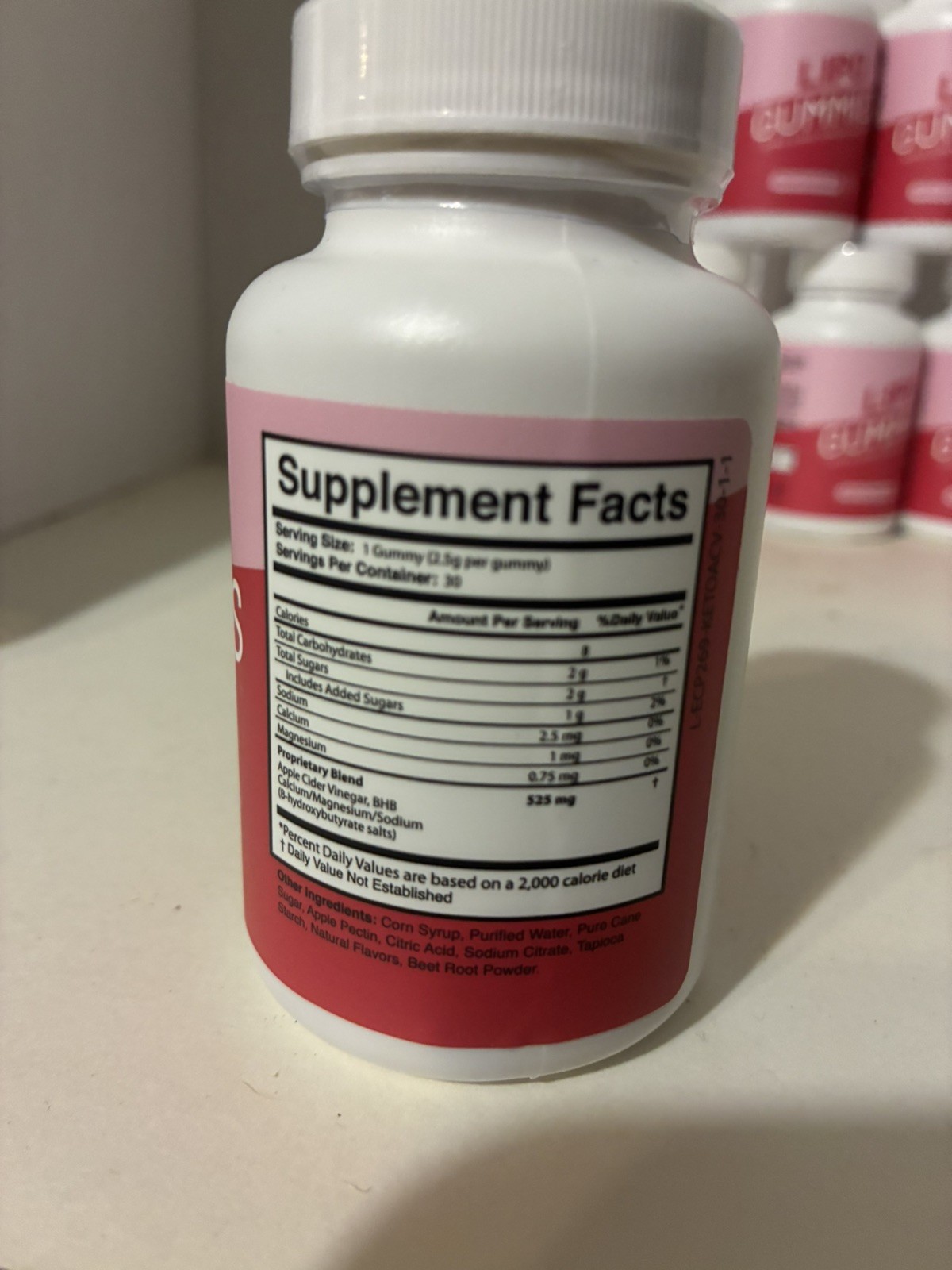 6 Lipo Gummies Apple Cider Vinegar Gummies 30 Gummies free shipping Exp 8/2026