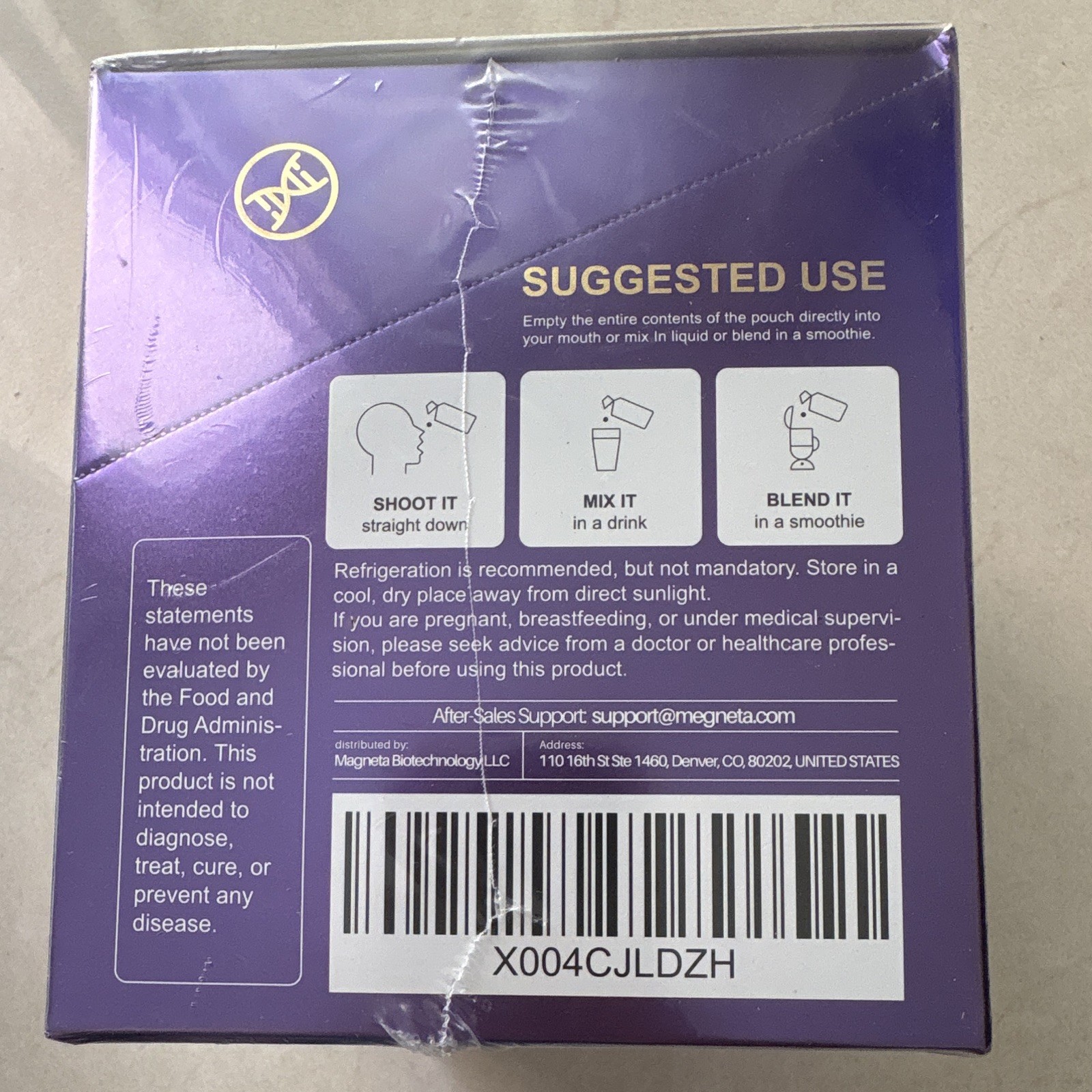 SupaLab Nutrition Liposomal Glutathione PQQ CoQ10 Grape 30 Pouches 500mg