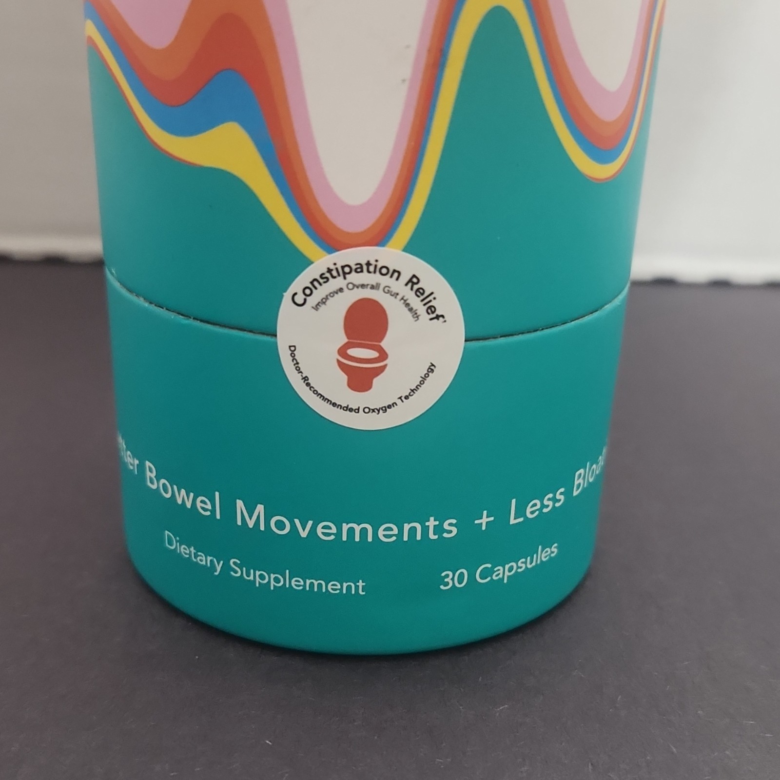 Let Loose Constipation Relief Magnesium Capsules Vegan Non-GMO Gluten-Free 30