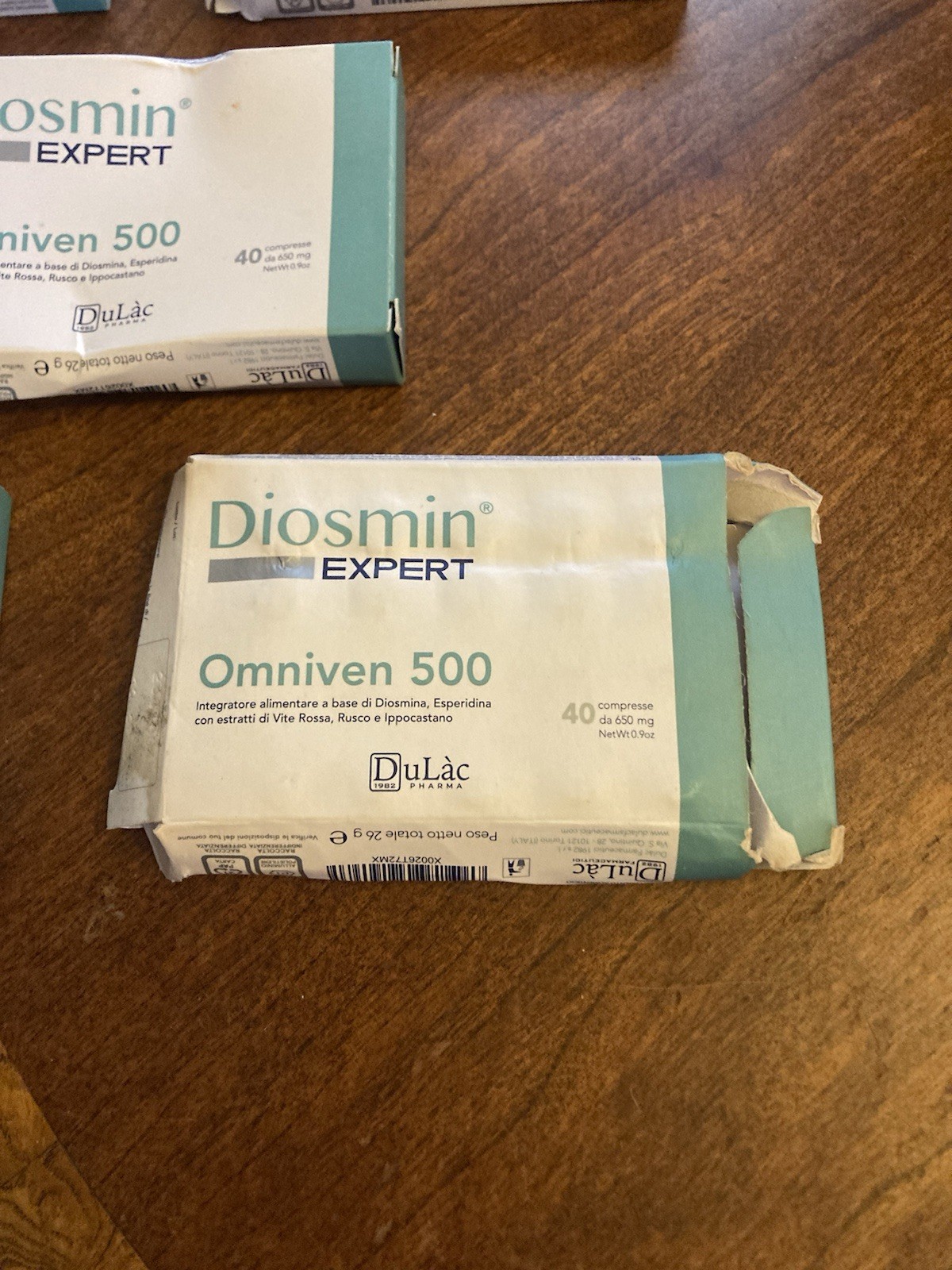 DuLac Pharma – Diosmin Expert Omniven 500 Tablets Blood & Circulatory Lot Of 6