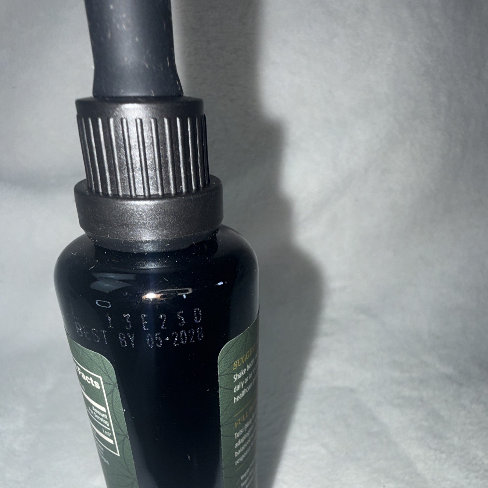 Global Healing Center Tulsi Herbal Extract Stress Support Liquid Drops 2 fl oz