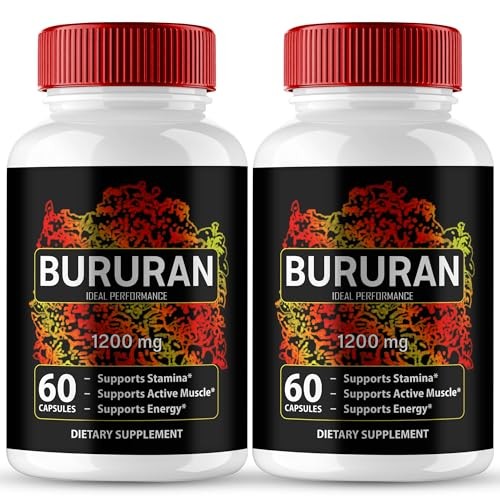 Bururan General Wellness Supplement – 120 Capsules (2 Pack)