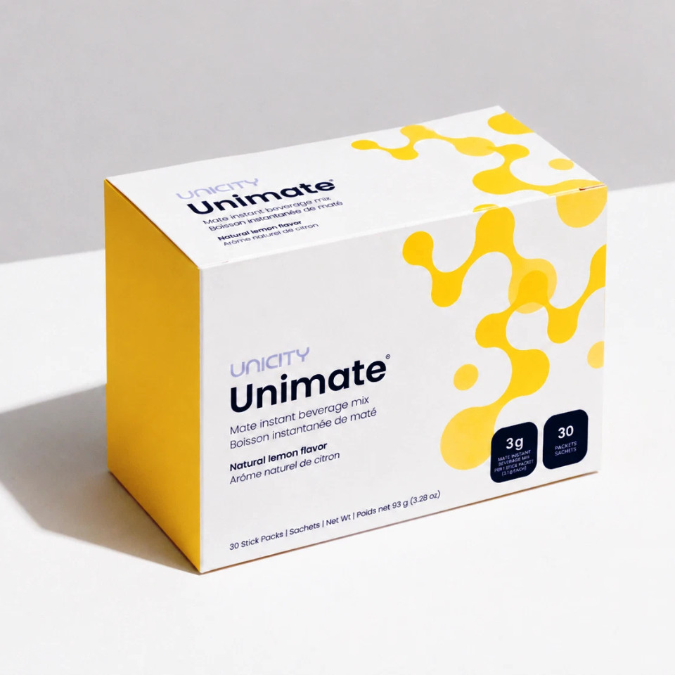 Unicity Unimate Lemon Flavor packs- 30 Pack-Counts-Exp04.2027 FREE And Fast Ship
