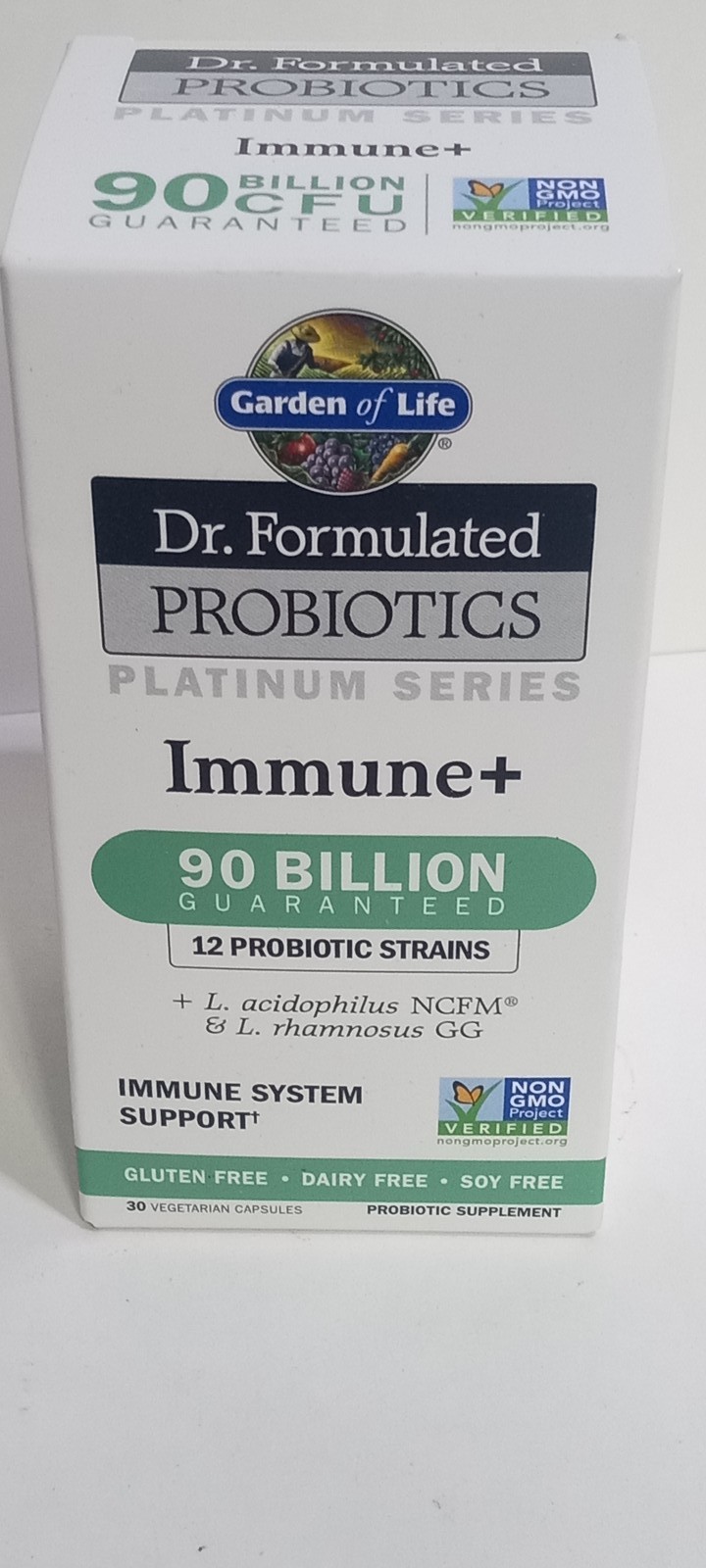 Garden of Life Dr. Formulated Probiotics Immune+ 90 Billion CFU 30 Capsules