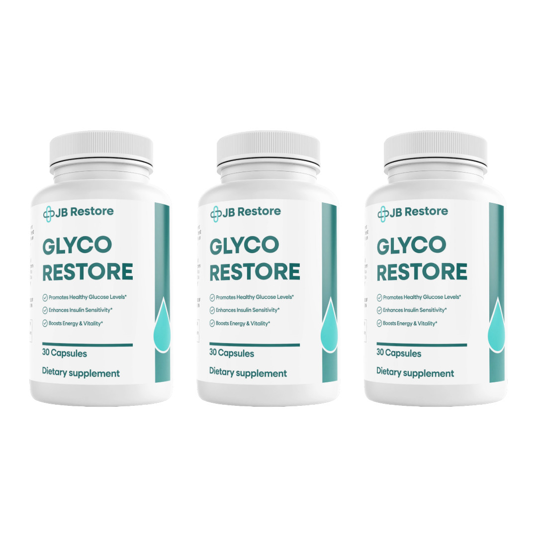 JB Restore Glyco Restore Blood Health Support 30 Capsules (Bundle of 3)
