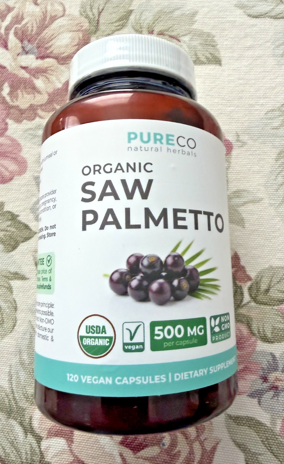 USDA Organic Saw Palmetto Supplement for Men & Women – Organic Saw Palmetto