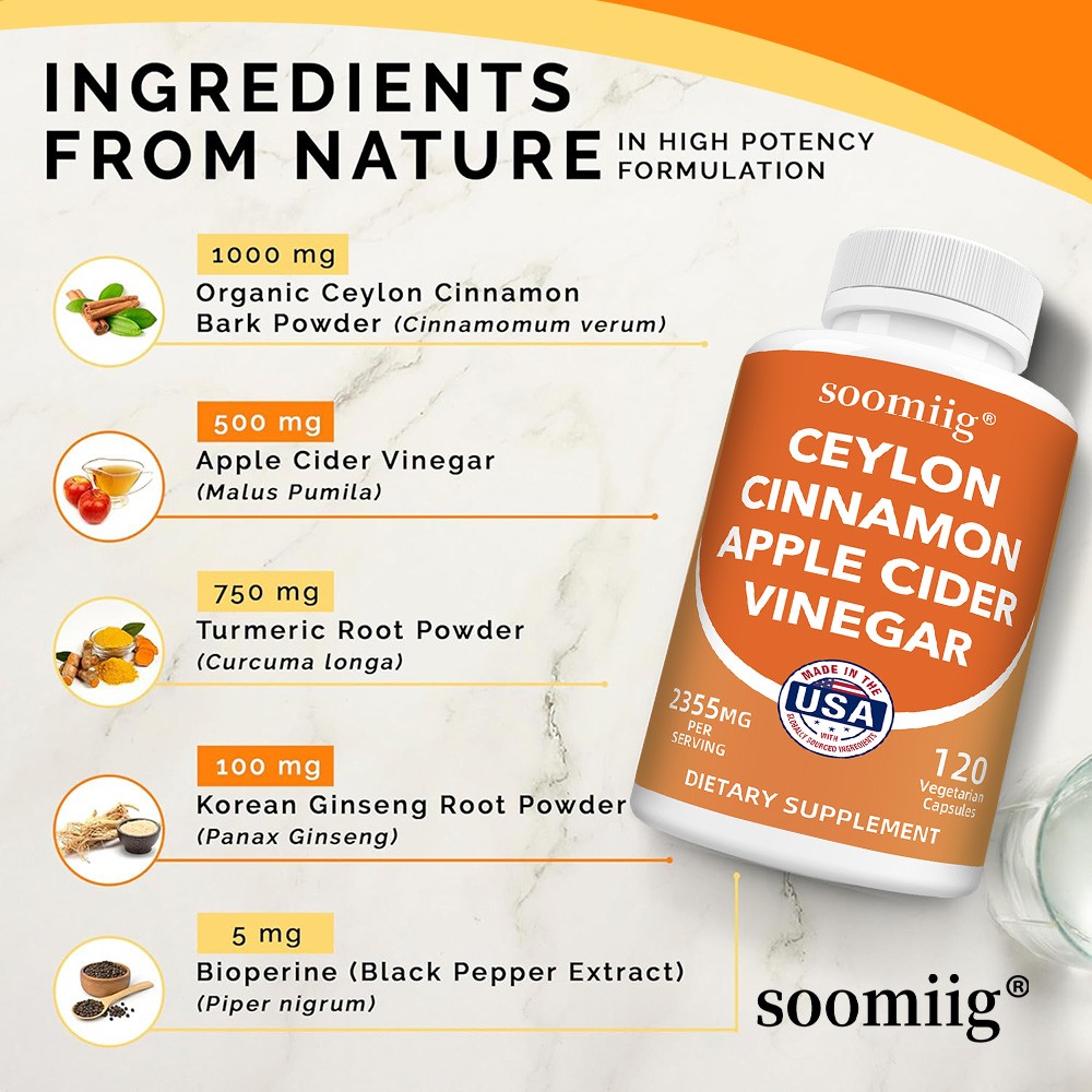 Ceylon Cinnamon 1000mg high strength caps blood sugar digestion 30-120 caps