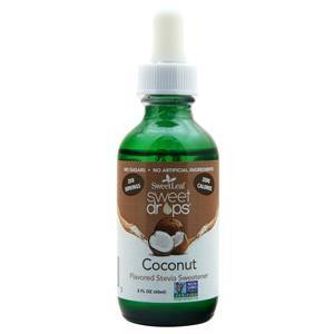 Sweetleaf Sweet Drops – Flavored Stevia Sweetener Coconut 2 fl.oz