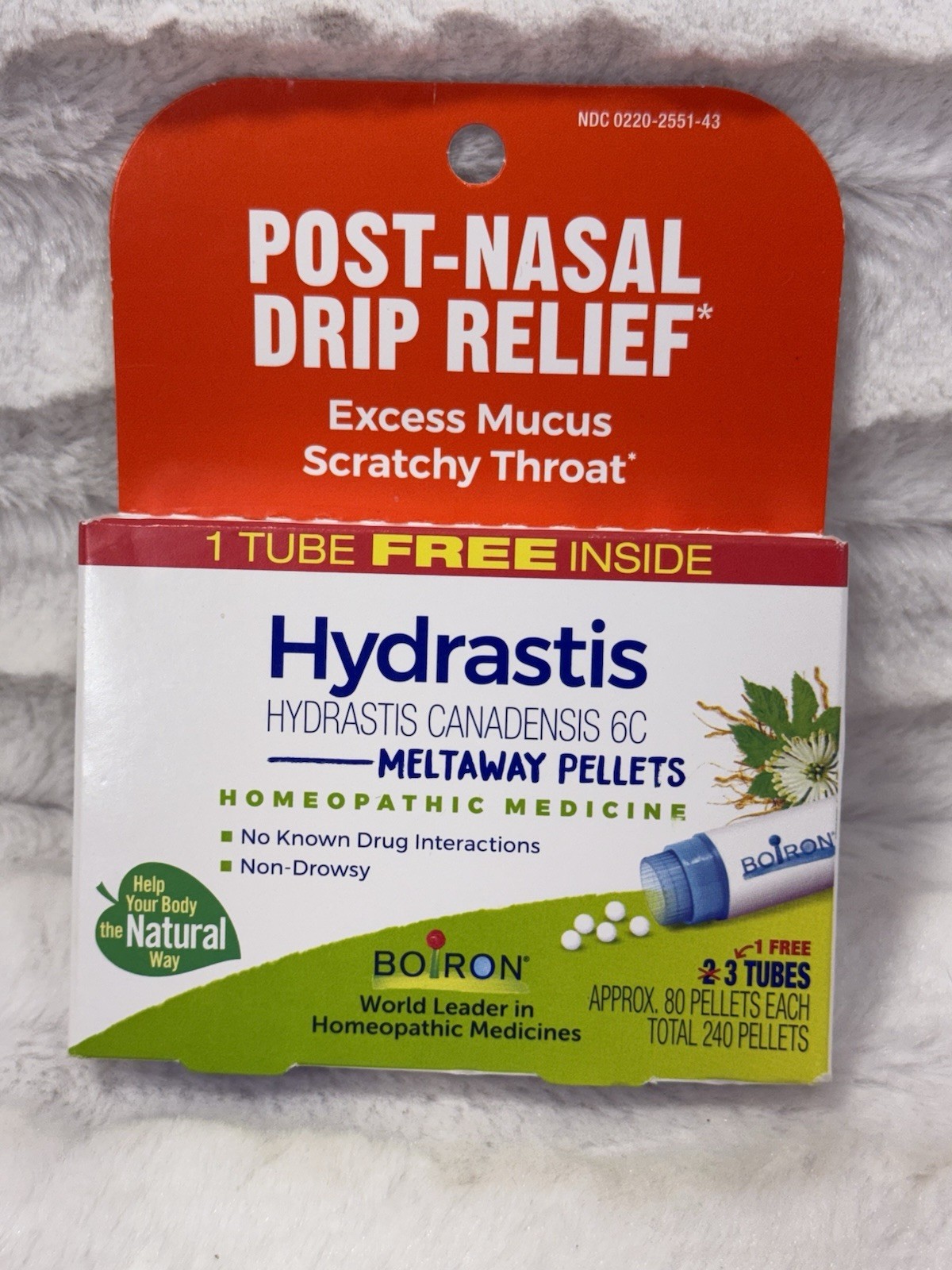 Hydrastis Meltaway Pellets , 3 Tubes, 240 Pellets Total Exp. Jul 2029