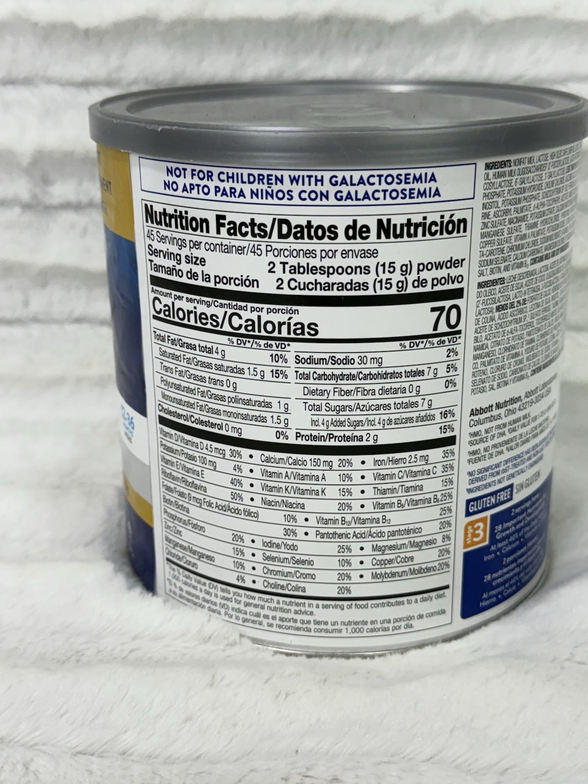 Go & Grow Toddler Prebiotic Drink 12-36 mo 360 Care 24 oz 7/2026