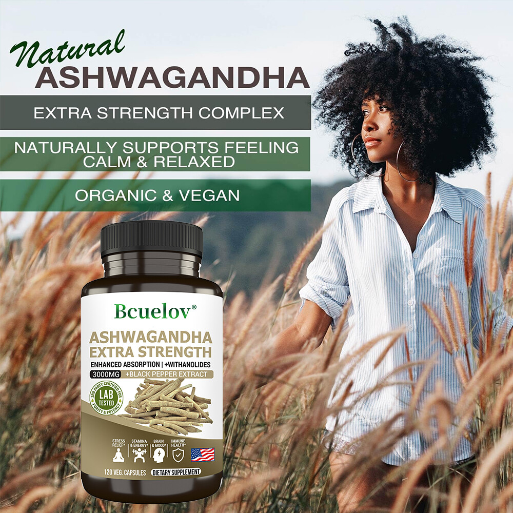 Ashwagandha 3000mg Root Stress Anxiety Supplement