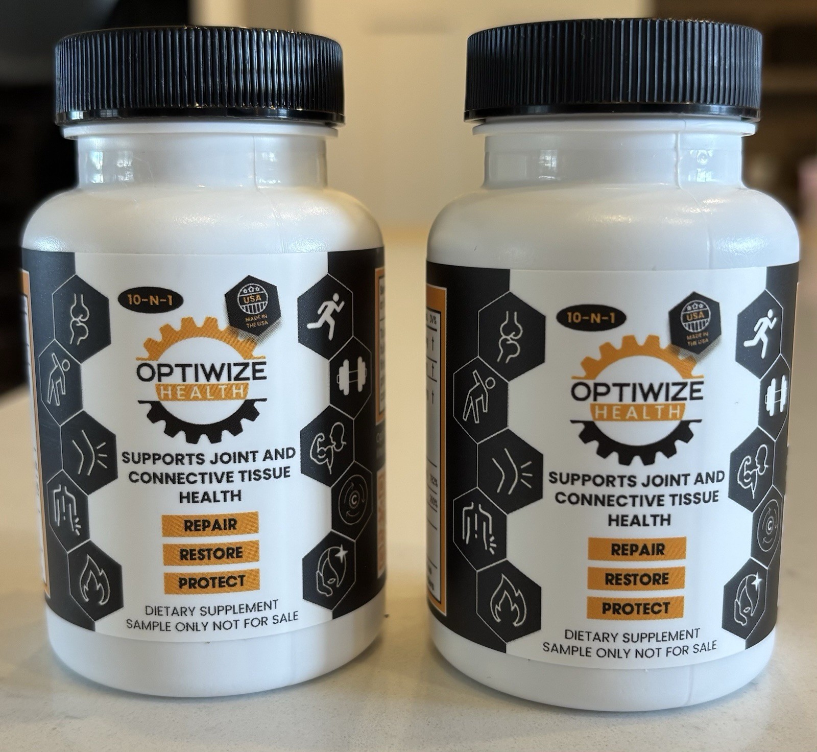 OptiWize 10-N-1 Joint Support Plus Hydrolyzed Collagen (2) 140 Capsules Total