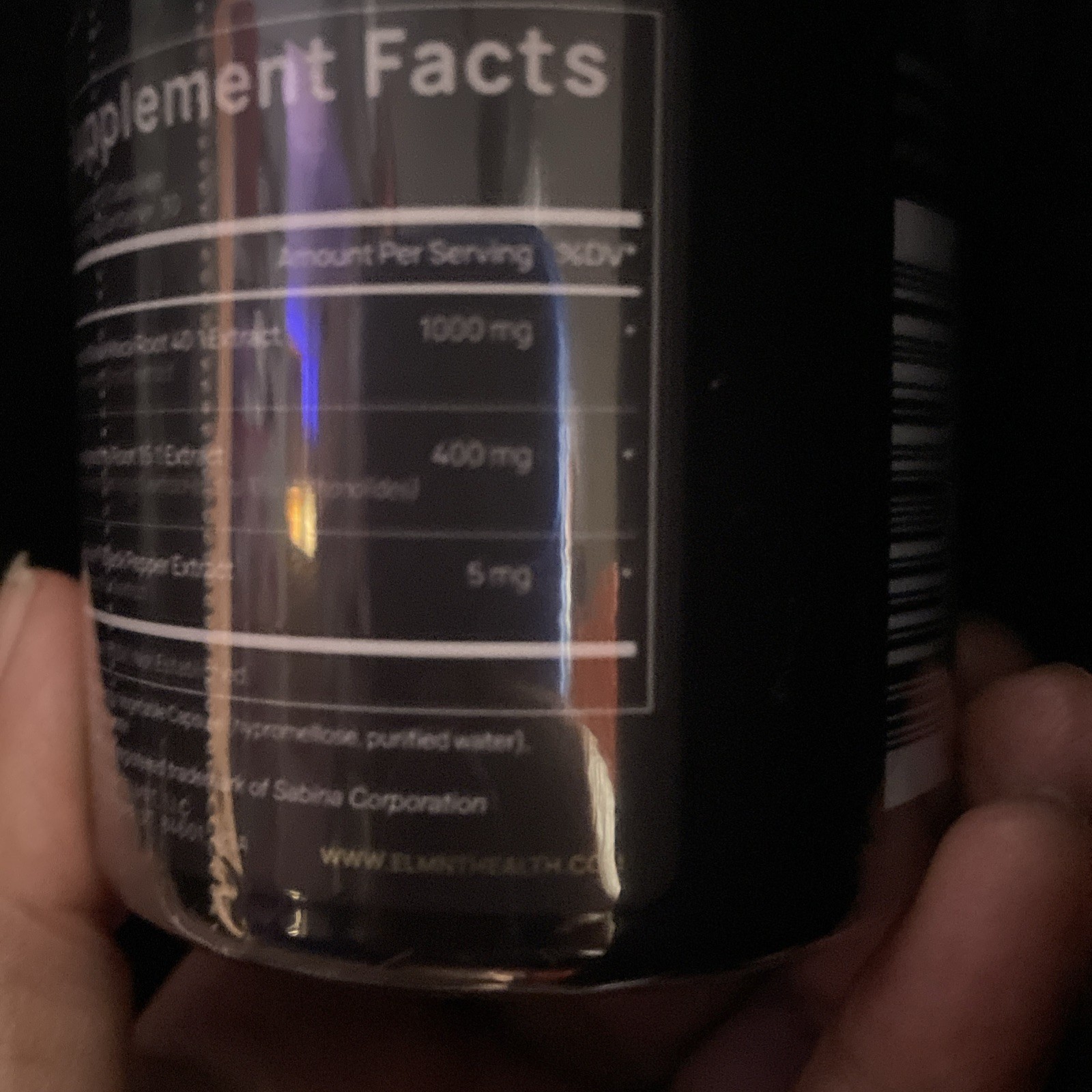 ELMNT Black Maca + Ashwagandha + BioPerine 1000mg 60 Caps Non-GMO Exp 03/2028