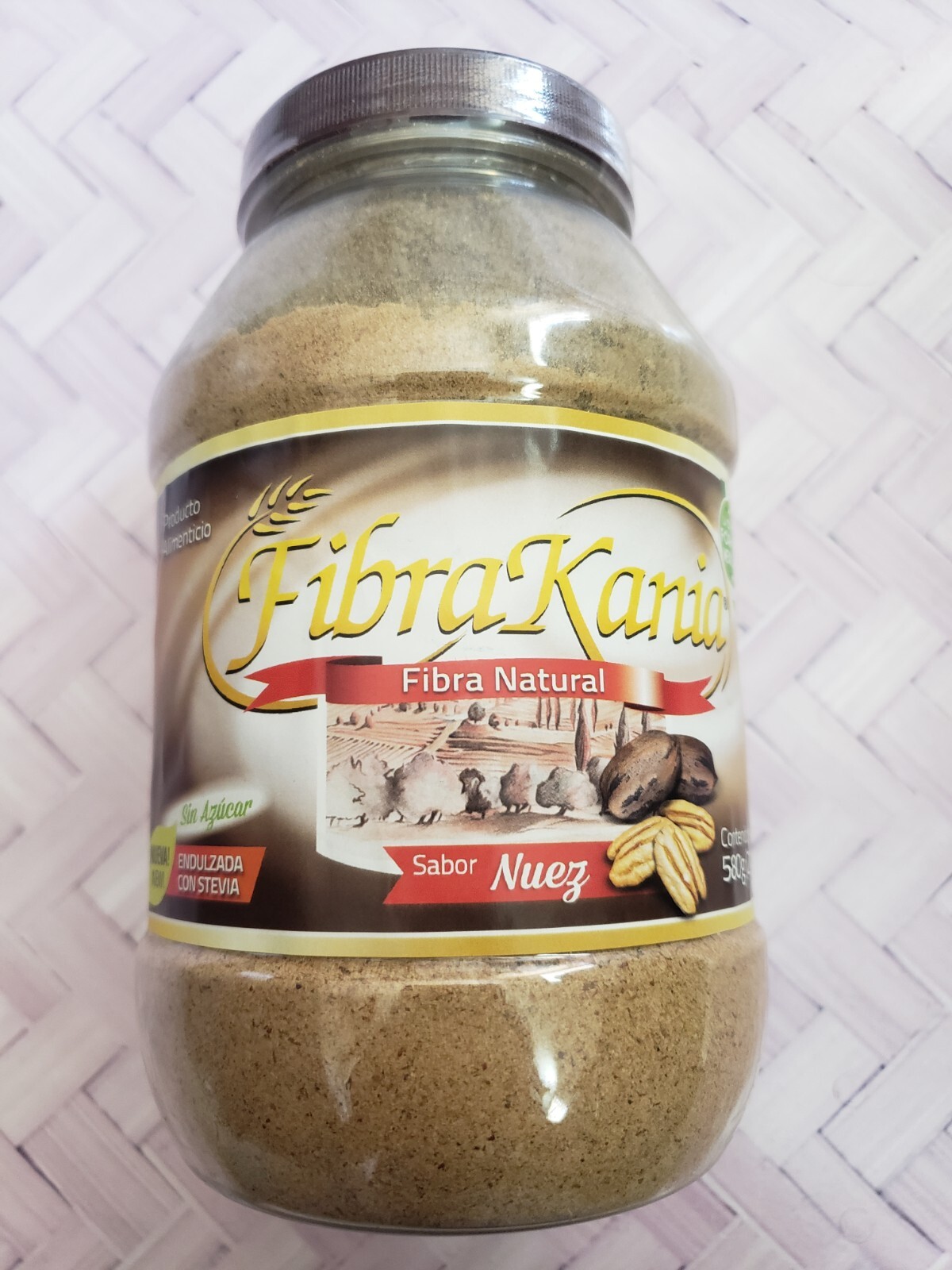 Fibra Kania Sabor Nuez – Nuts – 20.4oz 100% Natural Vegan