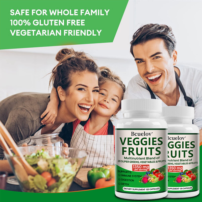 Fruits and Veggies Supplement Balance of Daily Nature Fruits & Vegetables 30-120