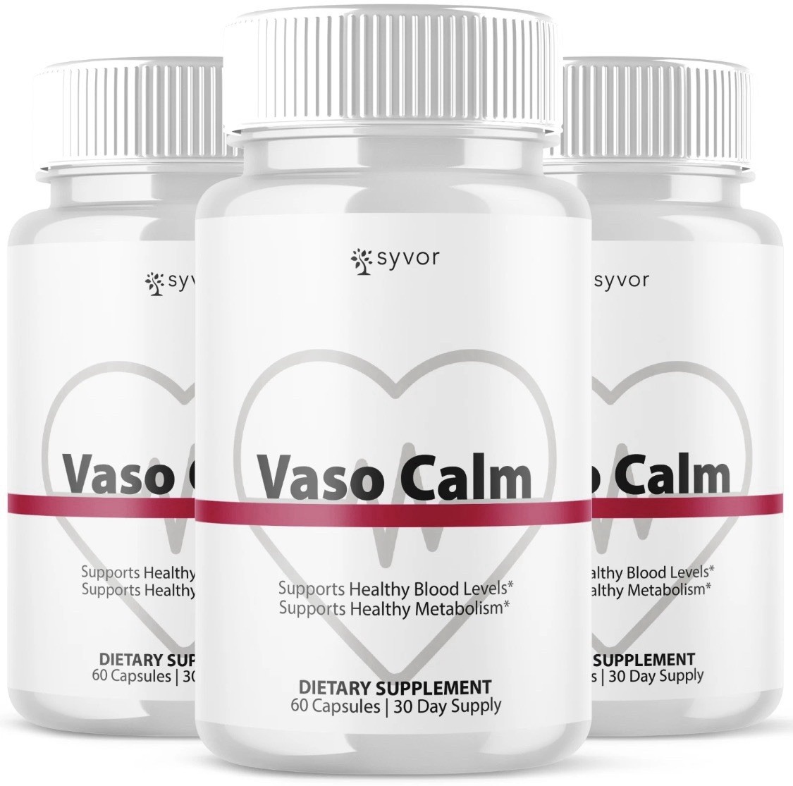 (3 pack) PUREFIGHT4U Vaso Calm Blood & Circulatory Health 60 Capsules 600mg