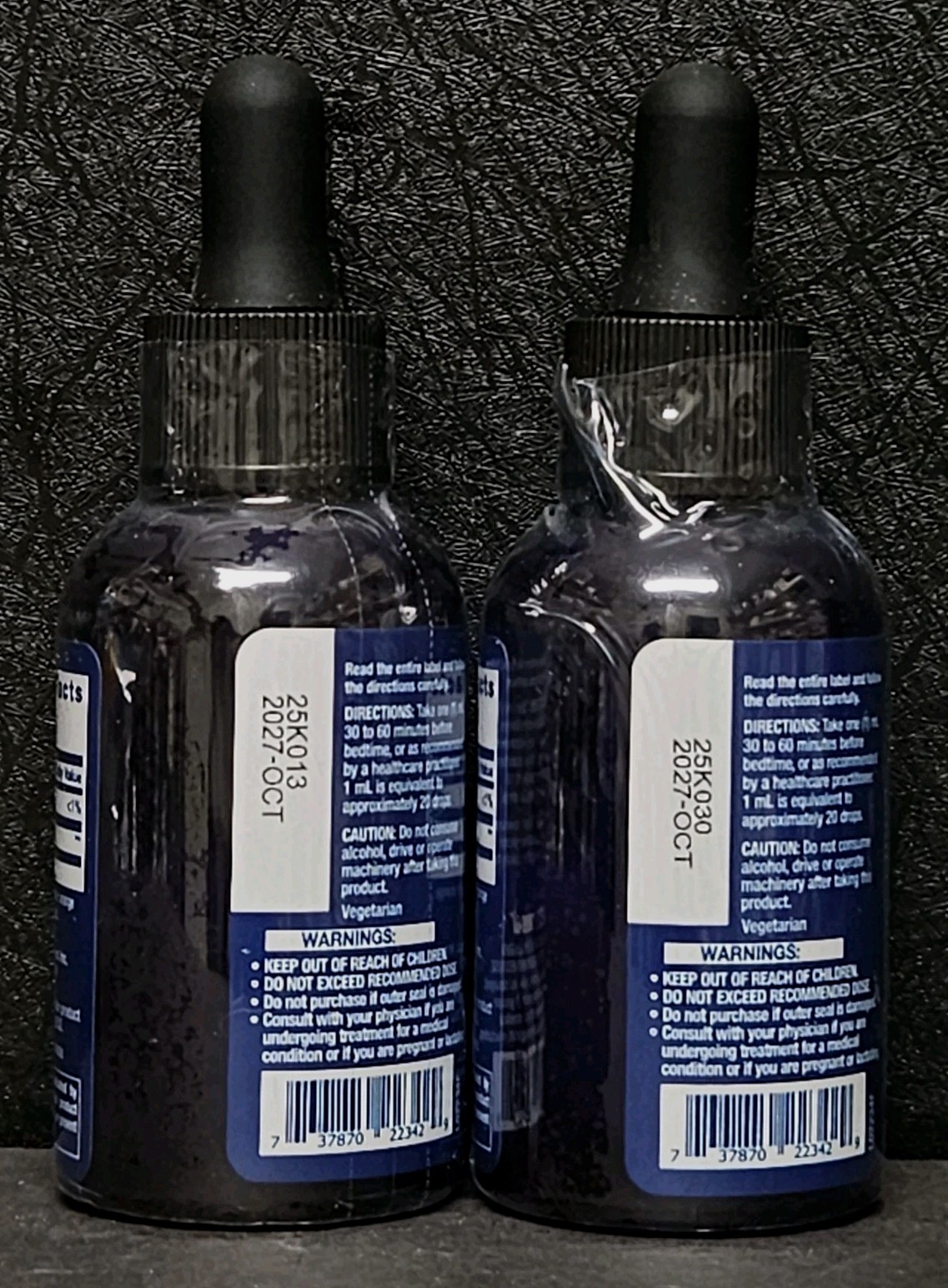 2x Liquid Melatonin Natural Citrus-Vanilla Flavor by Life Extension 3mg 2 Fl Oz