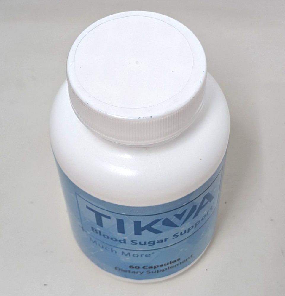 New Tikva Blood Sugar Support 60 Capsules Dietary Supplement Expires 04/2026